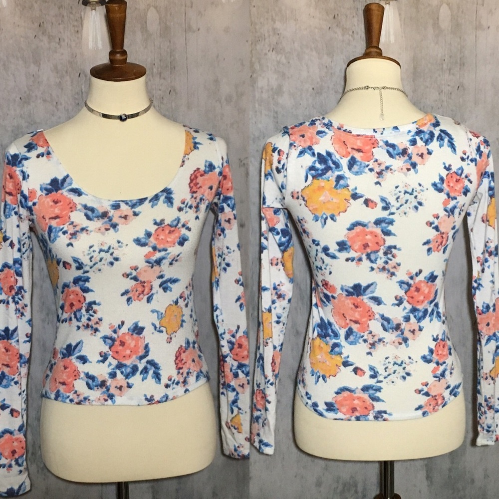 Miss Floral Sweater Shirt